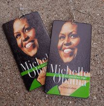 Load image into Gallery viewer, Michelle Obama Cameo Earrings Kargo Fresh