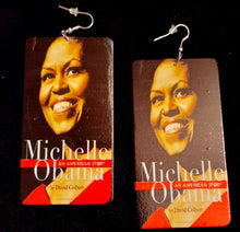 Load image into Gallery viewer, Michelle Obama Cameo Earrings Kargo Fresh
