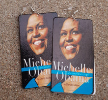 Load image into Gallery viewer, Michelle Obama Cameo Earrings Kargo Fresh