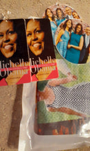 Load image into Gallery viewer, Michelle Obama Fashion Face Mask and Earrings Set Kargo Fresh