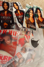 Load image into Gallery viewer, Michelle Obama Fashion Face Mask and Earrings Set Kargo Fresh