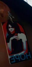 Load image into Gallery viewer, Michelle Obama wooden HOPE dangle Earrings Kargo Fresh