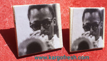 Load image into Gallery viewer, Miles Davis Tribute Large Stud Earrings Kargo Fresh