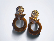 Load image into Gallery viewer, Minimalist acrylic doorknocker hoops Kargo Fresh