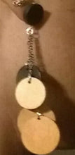 Load image into Gallery viewer, Minimalist design wood and chain dangle Earrings Kargo Fresh