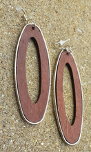 Load image into Gallery viewer, Natural wood and Metal Earrings Kargo Fresh