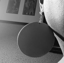 Load image into Gallery viewer, Natural wooden disc earrings Kargo Fresh