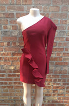 Load image into Gallery viewer, One Sleeve Frill Bandage Dress Large Kargo Fresh