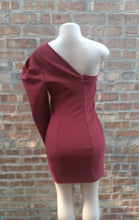 Load image into Gallery viewer, One Sleeve Frill Bandage Dress Large Kargo Fresh
