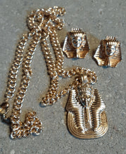 Load image into Gallery viewer, Pharoah Chunky Necklace and Earrings Set Kargo Fresh