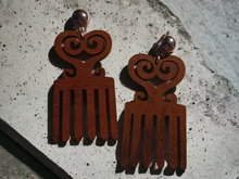 Load image into Gallery viewer, Clip on Adinkra symbol Earrings