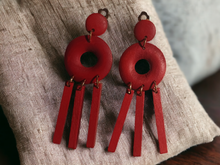Load image into Gallery viewer, Small boho hoop clip on earrings