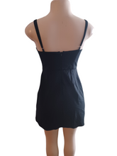 Load image into Gallery viewer, Nbd Black knit mini dress Small