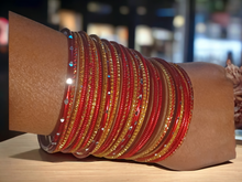 Load image into Gallery viewer, Set of 40 Light Boho Bangles