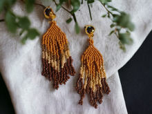 Load image into Gallery viewer, Handmade maasai cascading necklace and clip on earrings set