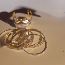 Load image into Gallery viewer, Rhinestone cuff and bangle set of 15