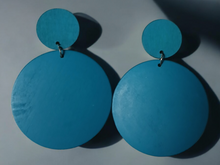 Load image into Gallery viewer, Handmade Natural Wood Clip On Earrings