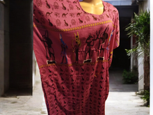 Load image into Gallery viewer, Beautiful Egyptian Themed Kaftan Free Size
