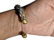 Load image into Gallery viewer, Mens Antique African Copper and Brass Bracelet