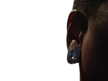 Load image into Gallery viewer, Rhinestone stud cluster clip ons