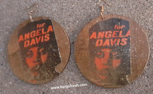 Load image into Gallery viewer, Queen Angela Davis Tribute Earrings Kargo Fresh