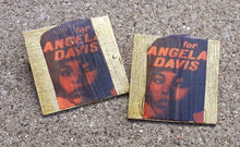 Load image into Gallery viewer, Queen Angela Davis Tribute Large Stud Earrings Kargo Fresh