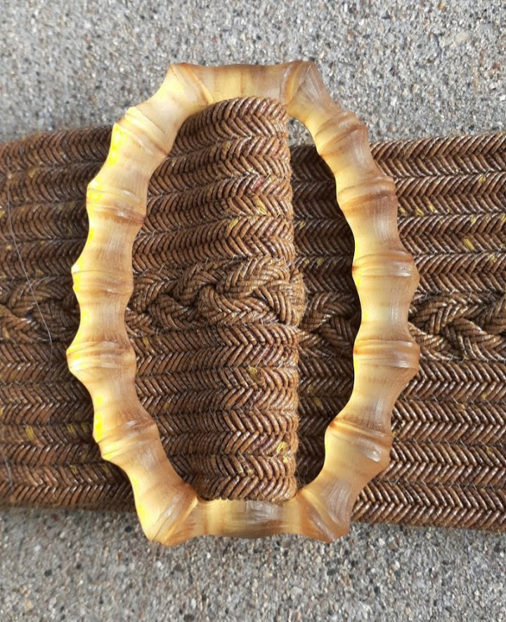 Alexis Bittar off-white woven macrame belt with yellow lucite buckle size M Alexis Bittar | Accessories | Alexis Bittar Blue Lucite  main image 4