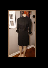Load image into Gallery viewer, Rare Ann Taylor Black on Black Skirt Set Size 8 Kargo Fresh