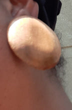 Load image into Gallery viewer, Rare Extra Large Chunky Wooden Clip On Earrings Kargo Fresh