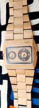 Load image into Gallery viewer, Rare Mens We Wood MAPLE WOOD JUPITER RS Watch Made in Italy Kargo Fresh