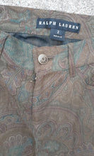 Load image into Gallery viewer, Rare Ralph Lauren Black Label Paisley Bootcut Pants Size 2 Kargo Fresh
