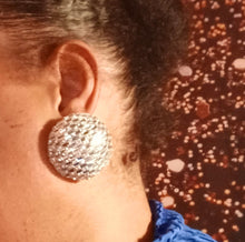 Load image into Gallery viewer, Rare giant rhinestone stud earrings Kargo Fresh