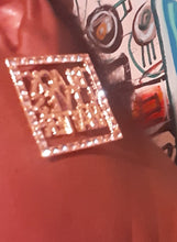 Load image into Gallery viewer, Rhinestone Black Lives Matter Earrings GOLD Kargo Fresh