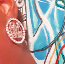 Load image into Gallery viewer, Rhinestone Black Lives Matter Earrings Kargo Fresh