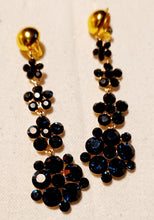Load image into Gallery viewer, Rhinestone cluster clip on earrings Kargo Fresh