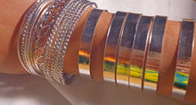 Load image into Gallery viewer, Set of 16 Chunky silver Bangles Kargo Fresh