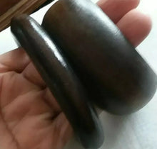 Load image into Gallery viewer, Set of 4 Chunky Wooden Bangels Kargo Fresh