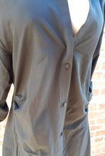 Load image into Gallery viewer, Sexy Black Shirt Dress Size Large Kargo Fresh