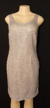 Load image into Gallery viewer, Silver Ann Taylor Cocktail Dress Size 8 Kargo Fresh