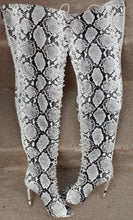Load image into Gallery viewer, Snakeprint Bikini and Boots Set L/6.5 Kargo Fresh