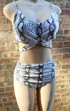 Load image into Gallery viewer, Snakeprint Bikini and Boots Set L/6.5 Kargo Fresh