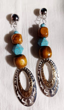 Load image into Gallery viewer, Southwestern design handmade clip on earrings Kargo Fresh