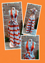 Load image into Gallery viewer, Stunning african print wide leg infinity jumpsuit Kargo Fresh