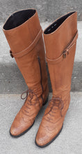 Load image into Gallery viewer, Super Rare Made In Japan Oxford Riding Boots Cucco Di Maru size 6 Kargo Fresh
