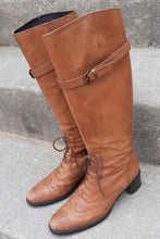 Load image into Gallery viewer, Super Rare Made In Japan Oxford Riding Boots Cucco Di Maru size 6 Kargo Fresh