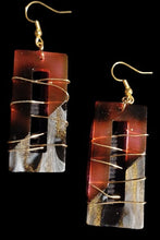 Load image into Gallery viewer, Tribal crop top and matching handmade earrings S Kargo Fresh