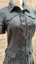 Load image into Gallery viewer, VINTAGE UK IMPORT RARE NIENHAUS 100% LINEN MIDI DRESS 6/8 Kargo Fresh