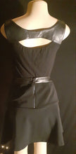 Load image into Gallery viewer, Vegan Leather Skater Skirt Set Size Medium Kargo Fresh