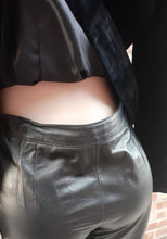 Load image into Gallery viewer, Velvet and Leather Pants Set Size M/10 Kargo Fresh