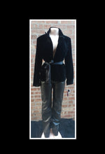 Load image into Gallery viewer, Velvet and Leather Pants Set Size M/10 Kargo Fresh